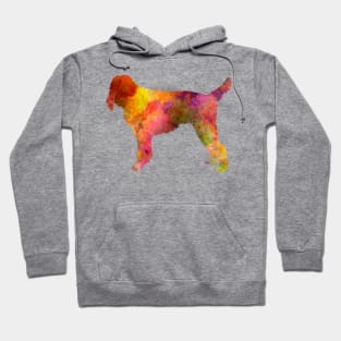 Medium Griffon Vendeen in watercolor Hoodie